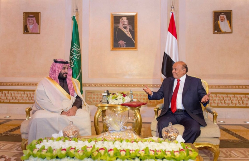الرئيس اليمني وولي ولي العهد يبحثان آخر تطورات الأوضاع في الساحة اليمنية