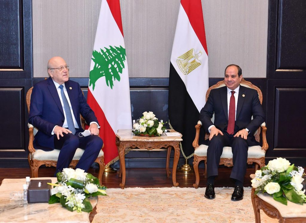 الرئيس السيسي يستقبل رئيس الوزراء اللبناني بجدة 1 19 2022 637774204543157099 3151684484463