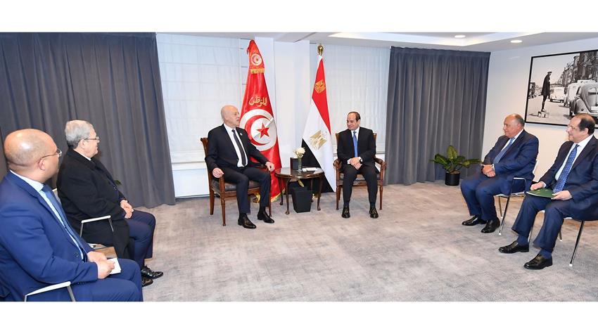 الرئيس السيسي يستقبل في مقر اقامته بجده نظيره التونسي 1 19 2022 637807474269331116 9331684482307