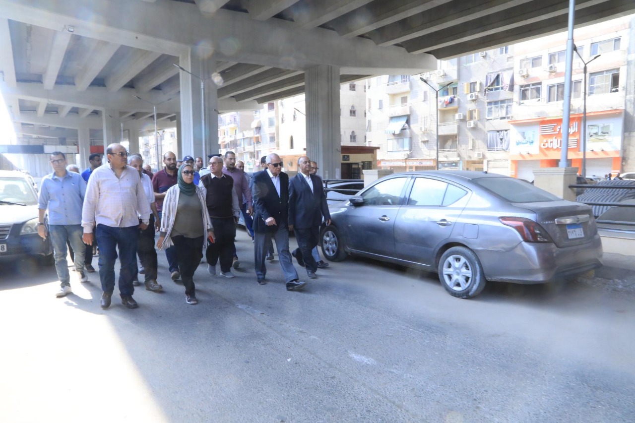 محافظ الجيزة يتفقد أعمال التطوير أسفل مسار محور الفريق كمال عامر ويوجه برفع ناتج أعمال التطوير 1 19 2022 638020451061027228 1021685538483