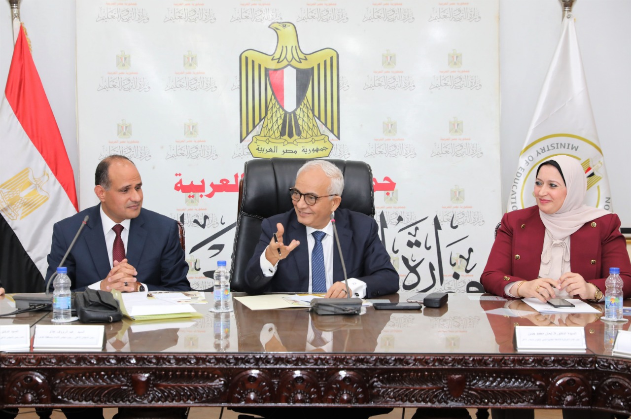 وزير التربية والتعليم يترأس اجتماع المجلس الأعلى للأمناء والآباء والمعلمين على مستوى الجمهورية 1 19 2022 638030830098019007 8011684872185