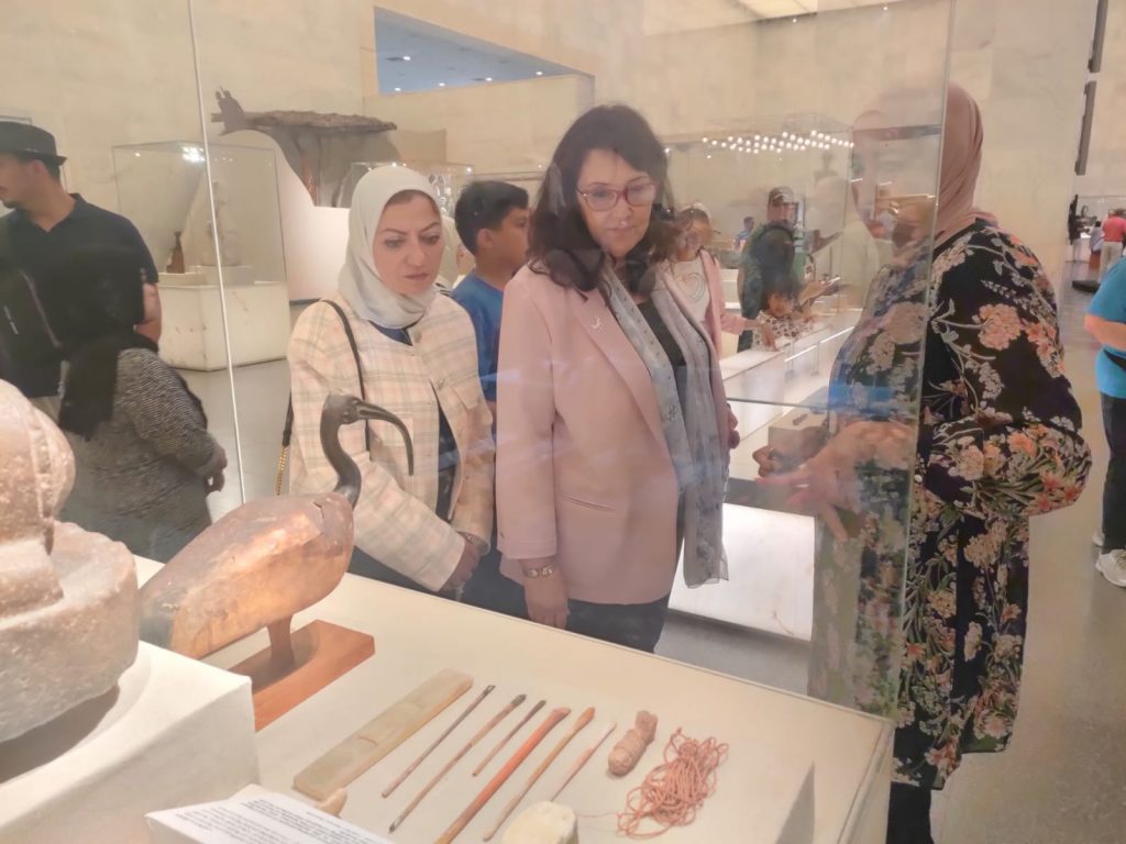 وزيرة الهجرة تزور المتحف القومي للحضارة المصرية 1 2022 638016215912380201 2381684752845