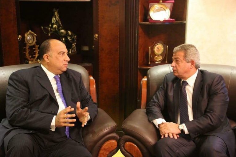 وزير الرياضة يجتمع مع رئيس الاتحاد السكندري.. و"مصيلحي" يتراجع عن الاستقالة 1 25382993 293316724523286 1318504691 o