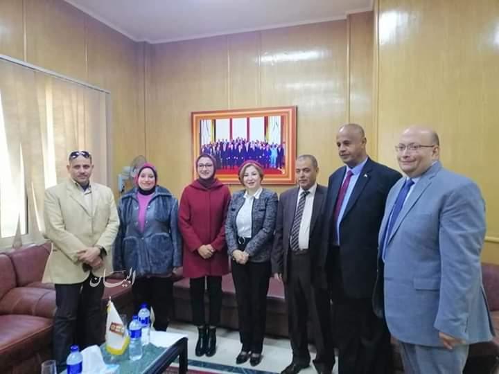 نائب محافظ الوادي الجديد تلتقي وفد وزارة التنمية المحلية لإطلاق منصة" أيادي مصر" 1 FB IMG 15782326015821685035505