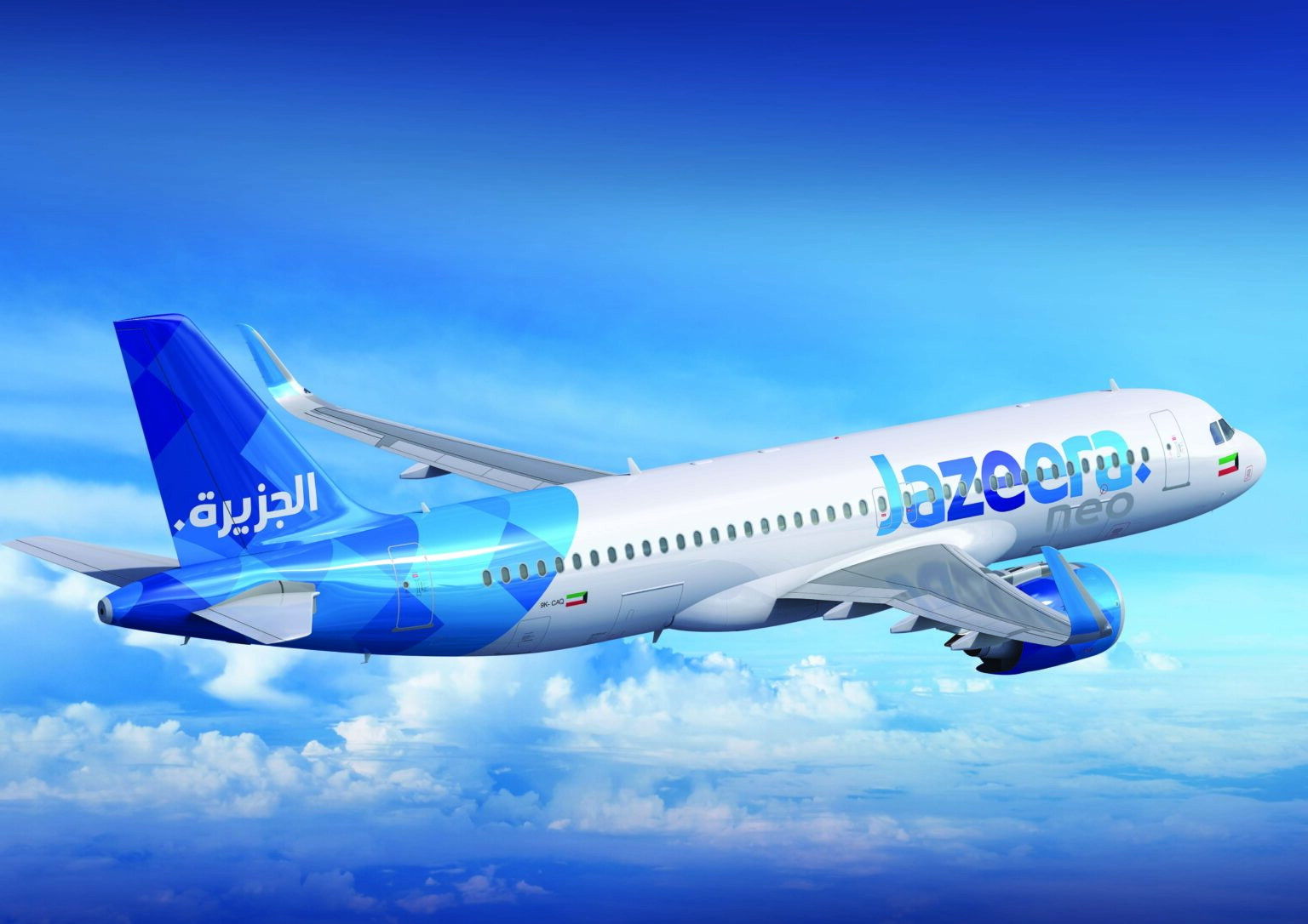 الشركة المصرية للمطارات تحتفل بانضمام شركة طيران الجزيرة الكويتية إلي سلطة الطيران المدني 1 Jazeera Airways A320neo 2 1 1536x1086 11684405803