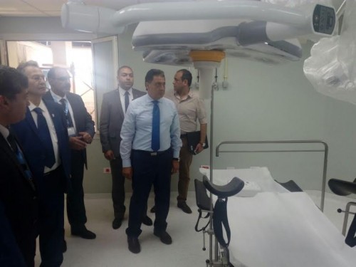 وزير الصحة يتفقد أعمال التطوير بمستشفي شرم الشيخ الدولي e14902835607141685379422