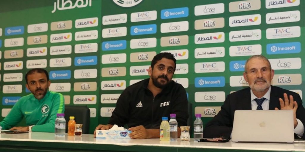 اتحاد الكرة يناقش مع رئيس لجنة الحكام رؤيته الشاملة للموسم المقبل 1 فرناندو تريساكو في الاتفاق 1052x5261685802843