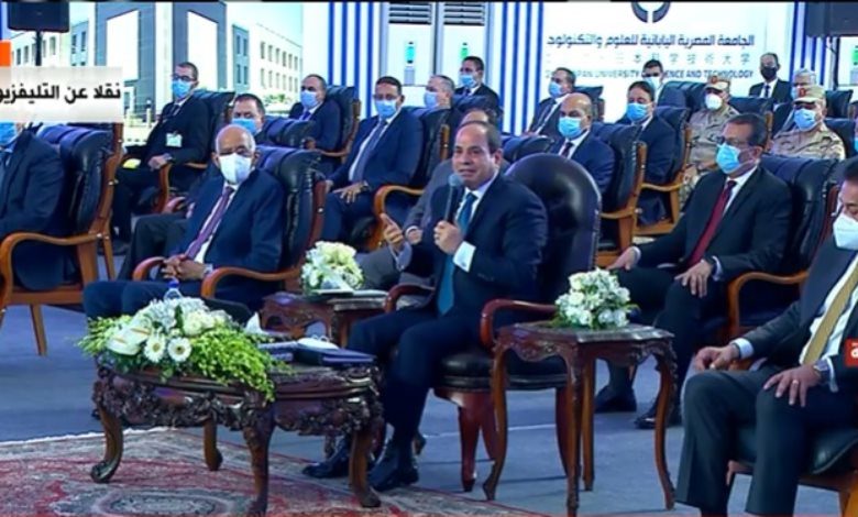 الرئيس السيسي يتفقد جامعة برج العرب التكنولوجية 1 2020091601345634561686742083