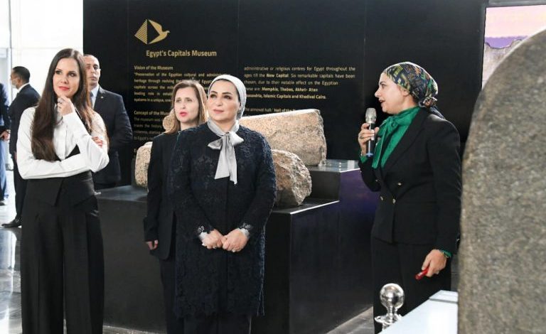 قرينة الرئيس السيسي: أرحب بالسيدة الأمريكية الأولى ضيفة عزيزة في بلدها الثاني مصر 1 312605838 684644616353142 7461129863214534319 n 768x5761685717704