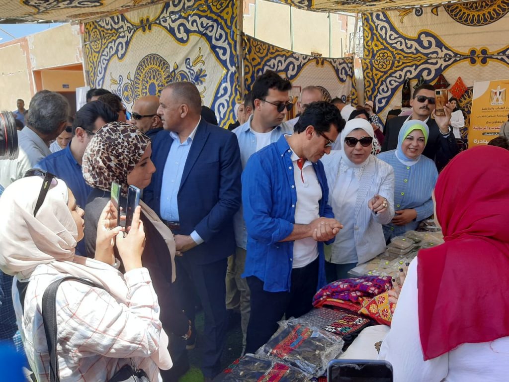 وزير الشباب والرياضة يفتتح مركز التخاطب والتكامل الحسي في العريش 1 6391687254544