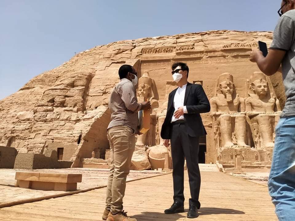 جوارديولا يختتم زيارته لمصر بجولة سياحية بمعبد أبوسمبل 1 93796 FB IMG 16001782859691687960083