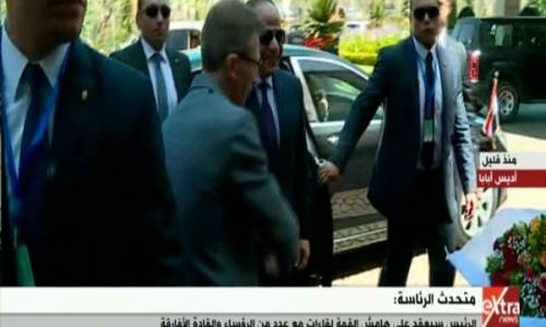 وصول الرئيس السيسي إلى مقر إقامته في زامبيا وسط احتفاء بوصوله للوساكا 1 cc7ad95b2b18d8b16caafad8414dab22a1686160683