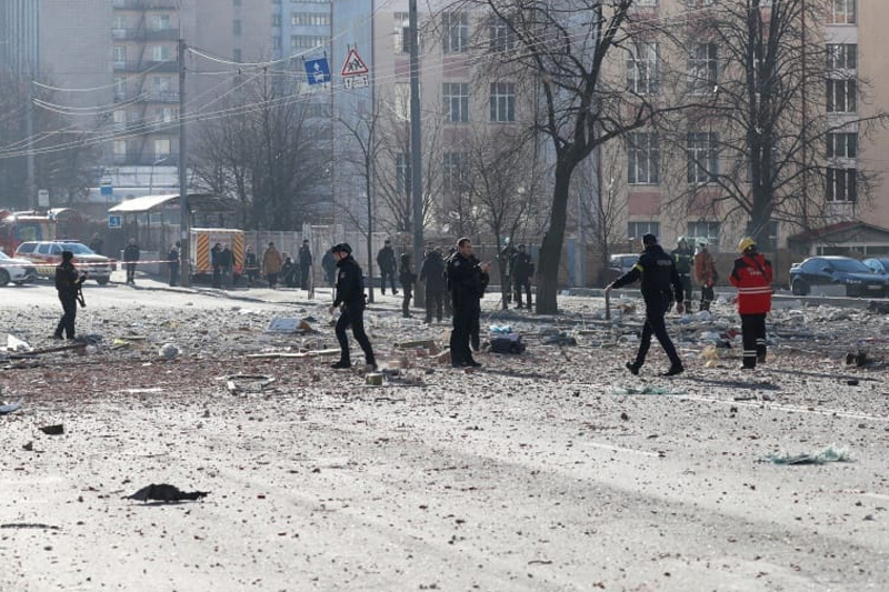 كييف : روسيا شنت موجة من الهجمات الجوية على أوكرانيا وتم التصدي لها 1 ukraine11685856963