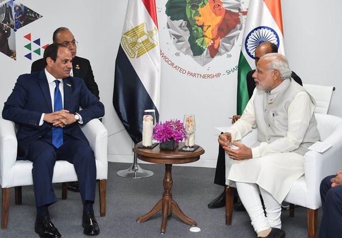 رئيس وزراء الهند مع السيسي1687615203