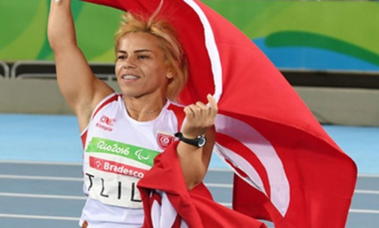 البطلة العالمية البارالمبية التونسية روعة التليلي تسجل رقما قياسيا جديدا 1 روعة