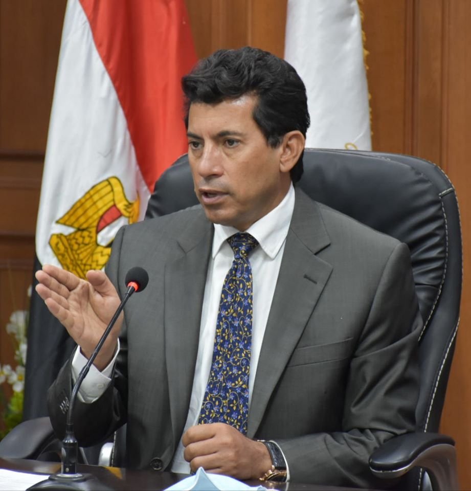 وزير الرياضة: القيادة السياسية تدعم الأبطال الموهوبين فى مختلف الألعاب 1 وزير الشباب والرياضة 11689180844