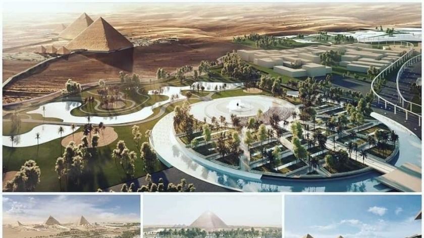 الانتهاء من تنفيذ 90% من مشروع تطوير منطقة أهرامات الجيزة 1 135813749315998105151689147545