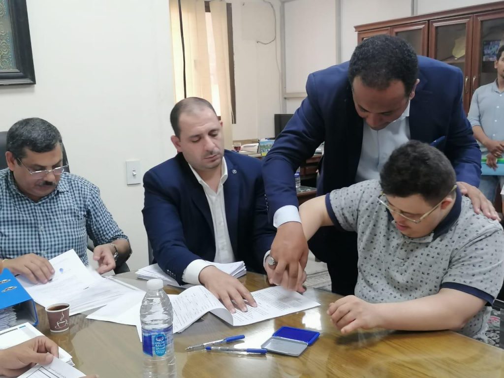 مديرية العمل بالقاهرة: توقيع 30 عقد عمل لذوي الهمم بشركة خاصة بالقاهرة 1 2023 7 17 22 36 31 9371689859323