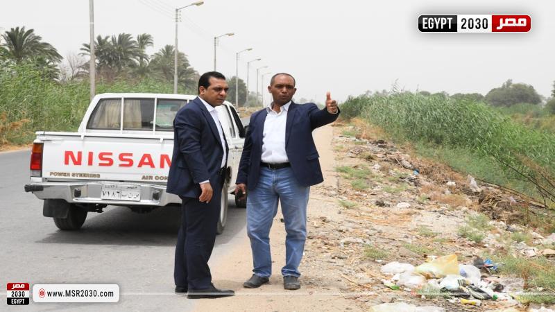 محافظ قنا يوجه بتعويض المزارعين المتضررين من انهيار أحد أحواض الغابة الشجرية بالصالحية 1 75543 W1688484963