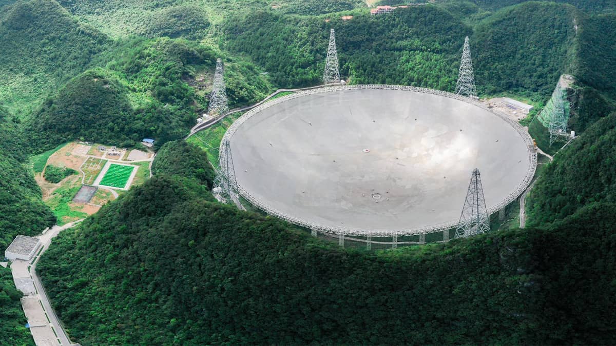 China FAST the worlds largest single dish radio telescope 33c41689593583