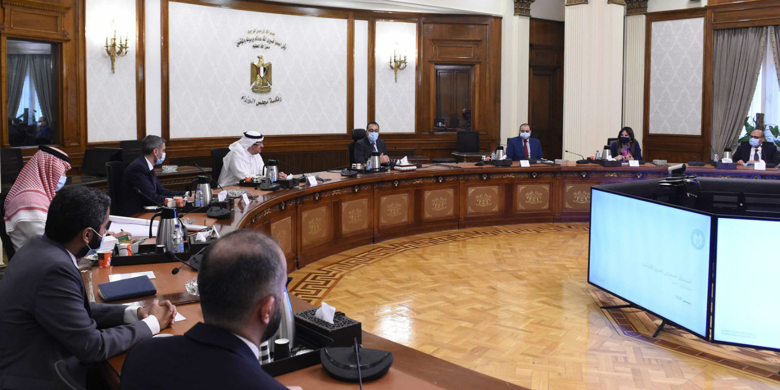 التضامن: نعد مقترحًا لإطلاق صندوق استثمار للمصريين بالخارج بالتعاون بين بنك ناصر وشركة "ازيموت" 1 Egypt Saudi meeting Dec2020