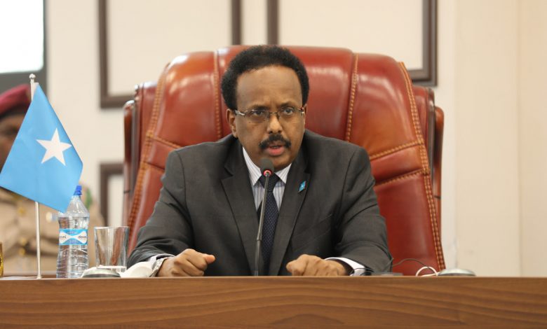 خطاب الرئيس فرماجو أمام مجلس الشعب الصومالي1690292884