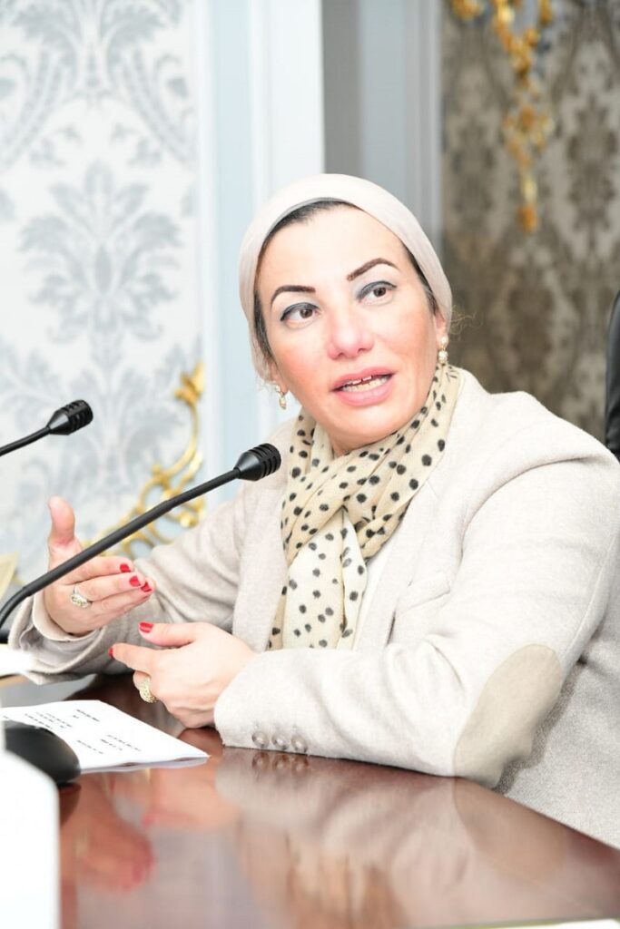 وزيرة البيئة: المرأة المصرية استطاعت تقلد المناصب القيادية المختلفة في الفترة الأخيرة 1 وزيرة البيئة ياسمين فؤاد 1