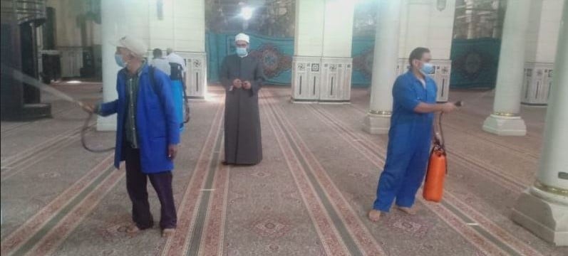 الأوقاف تواصل جهودها في نظافة وتعقيم المساجد1691734803