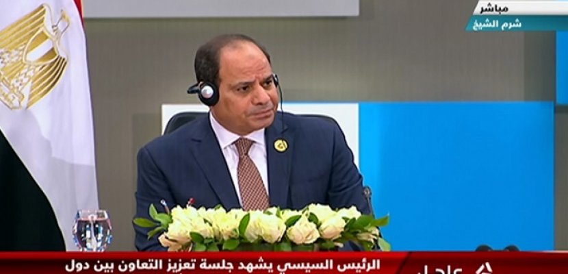 السيسي: لا توجد منطقة على امتداد الدولة ... إضافة 2 1 السيسي1692194043