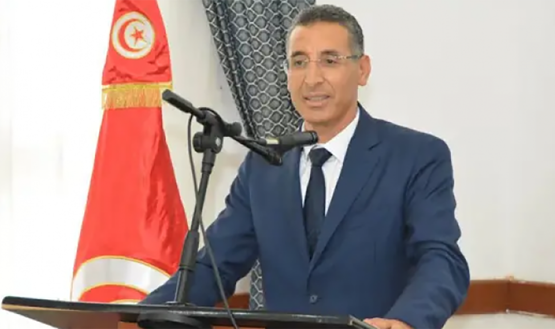 وزير الداخلية التونسي توفيق شرف الدين1691081103