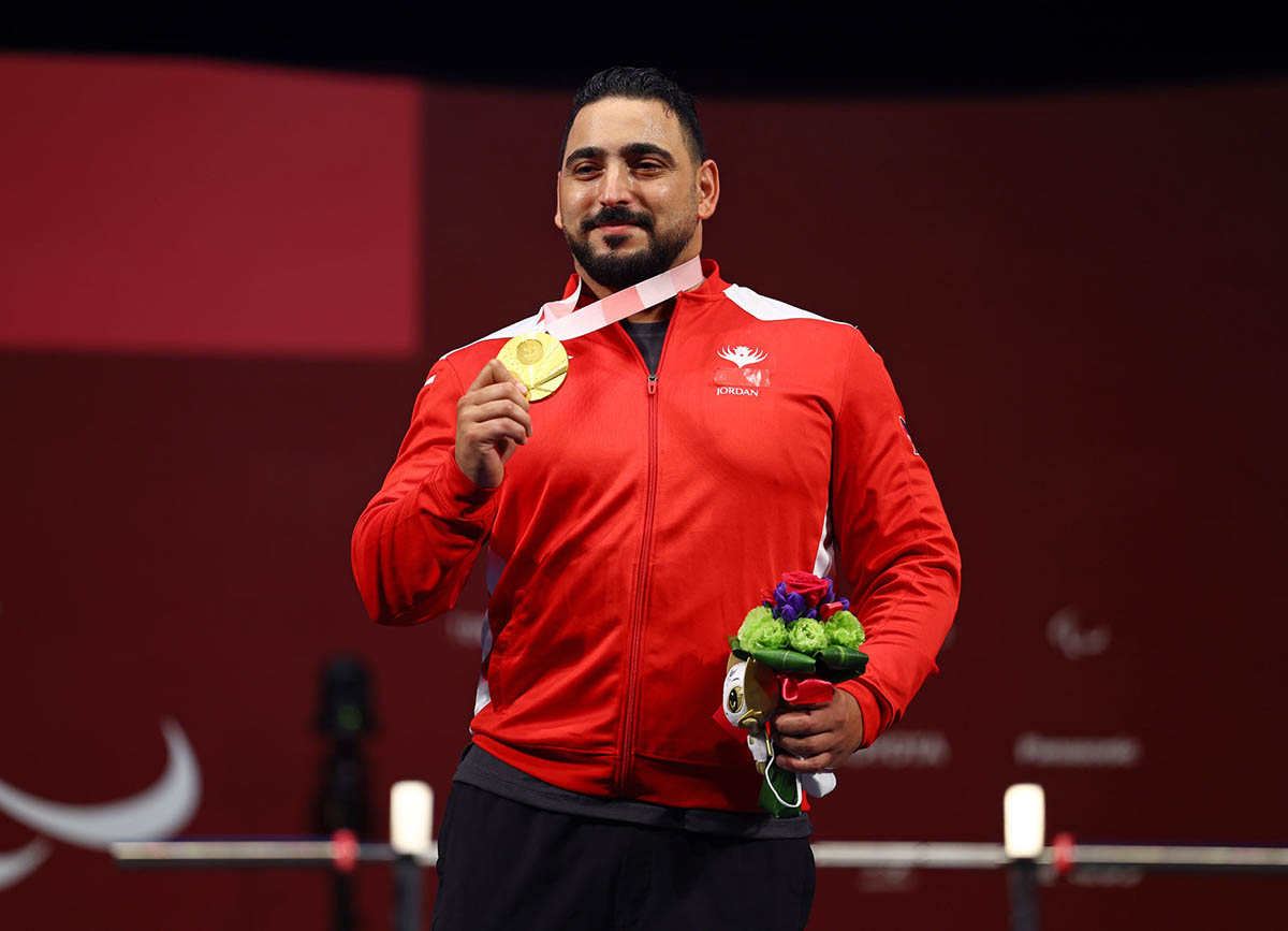 اللاعب الأردني البارالمبي عبد الكريم خطاب يتوج بذهبية بطولة العالم لرفع الأثقال في دبي 1 16302146443301693325884