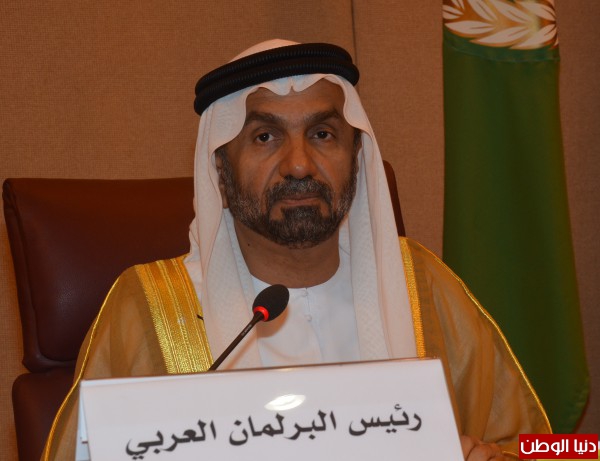 رئيس البرلمان العربي ومندوب فلسطين بالجامعة يتفقان على التنسيق المشترك لدعم القضية الفلسطينية 1 99984585261691070843