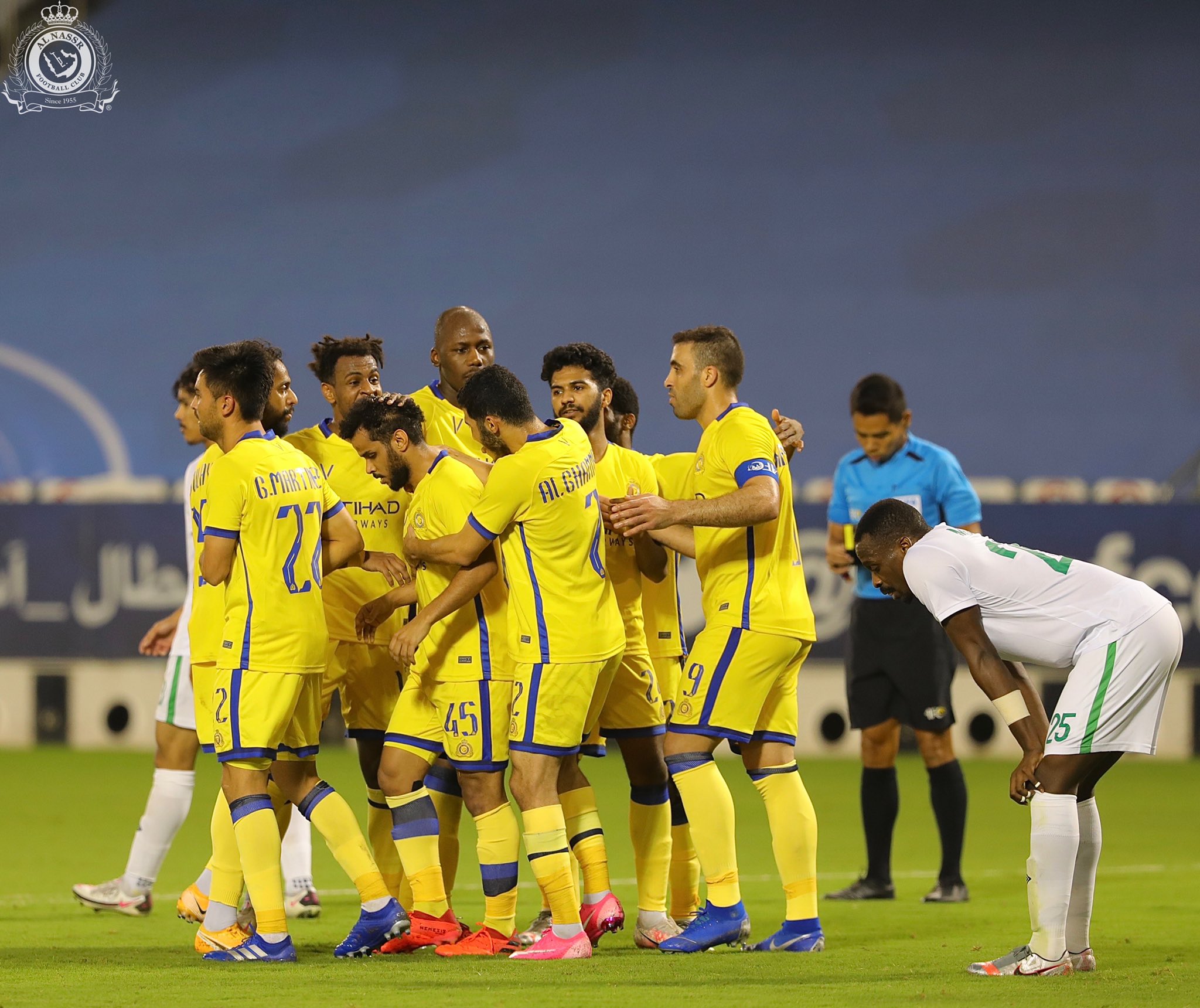 "النصر" السعودي يتأهل لنهائي البطولة العربية بفوزه على "الشرطة" العراقي بهدف رونالدو 1 EjK AbiWkAAg1zk1691600763