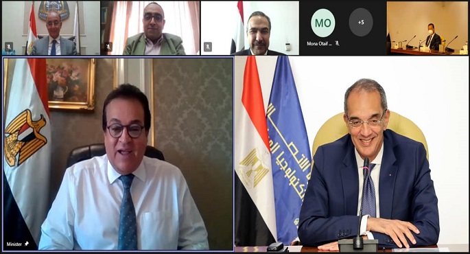 وزيرا الاتصالات والتعليم العالي يشهدان توقيع بروتوكول تعاون لإنشاء مركز إبداع مصر الرقمية "كريتيفا" بجامعة العريش 1 ddddddddddddddd 111692799262