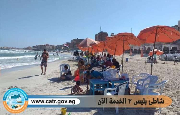 مصايف الإسكندرية: رفع الرايات الخضراء بجميع الشواطئ وسط إقبال كبير من الأسر والمصطافين 1 elbashayer 2022 07 17 172515