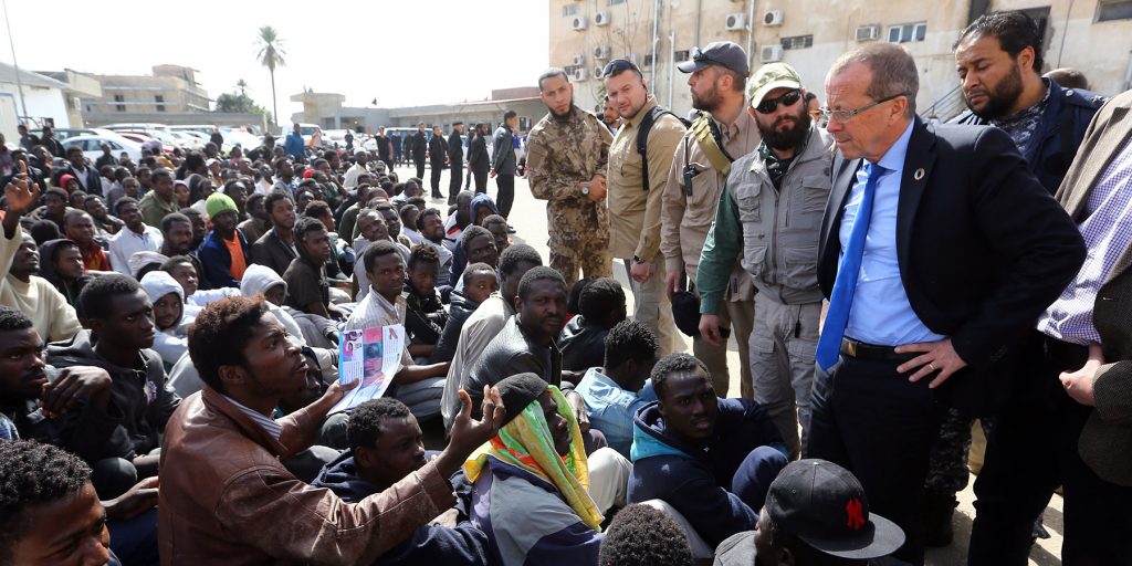 الأمم المتحدة تجدد الدعوة لحماية اللاجئين والمهاجرين على الحدود التونسية 1 libya refugees detention united nations gettyimages 643426990 3a1690960623