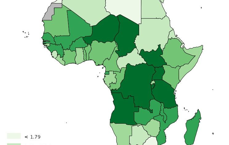 النمو السكاني افريقيا1691406303