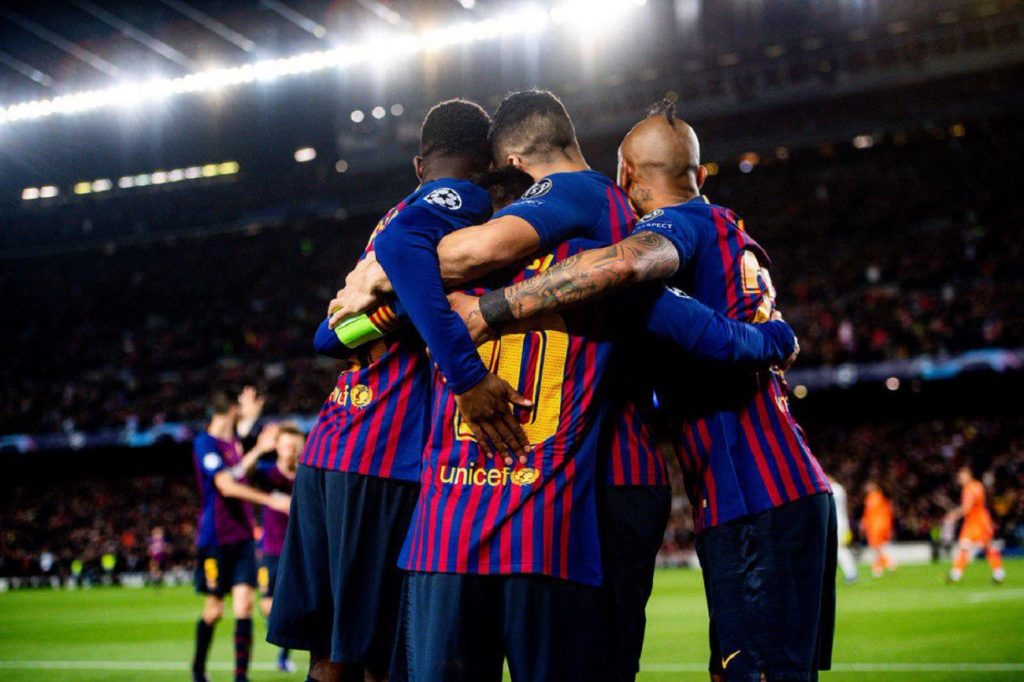 برشلونة يكتسح أنتويرب البلجيكي بخماسية نظيفة في دوري أبطال أوروبا 1 برشلونة وليون1695158644