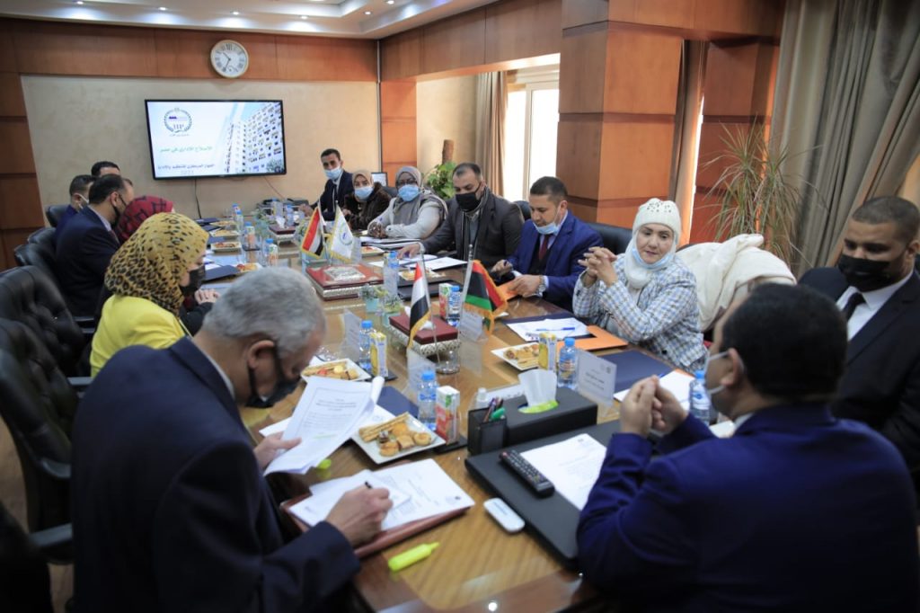 رئيس التنظيم والإدارة يبحث مع وفد من دولة نامبيا سبل التعاون المشترك 1 2022 637786238555806679 5801695114544