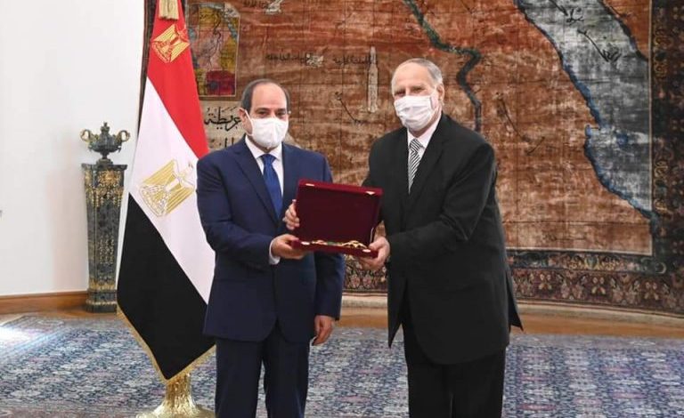 الرئيس السيسي يشهد أداء حلف اليمين للمستشار محمد شوقي عياد نائباً عاماً 1 FB IMG 1626098906801 768x6531694947145