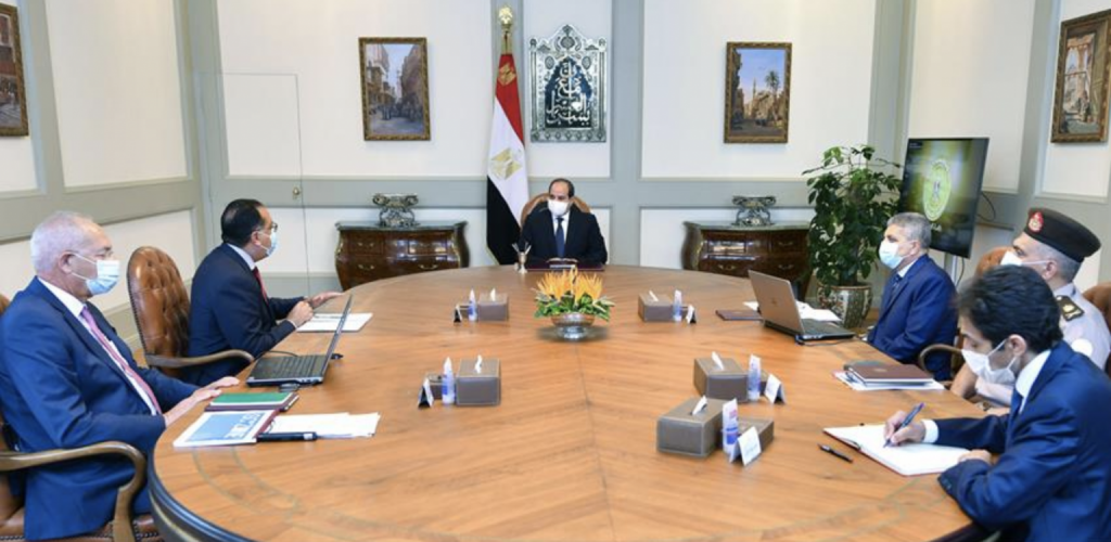 الرئيس السيسي: ارتباط مهم بين أداء ومشروعات..... إضافة 5 1 Screen Shot 2021 08 23 at 91696106103