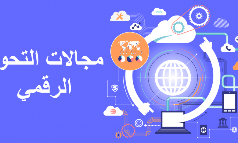 أهم مجالات التحول الرقمي1694728143