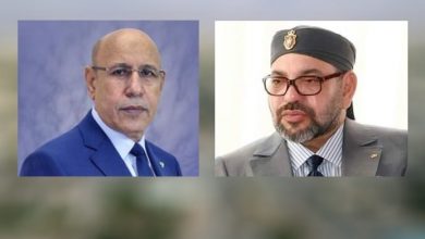 الرئيس الموريتاني يؤكد حرصه على تعزيز العلاقات مع المغرب لجلالة الملك1695497584