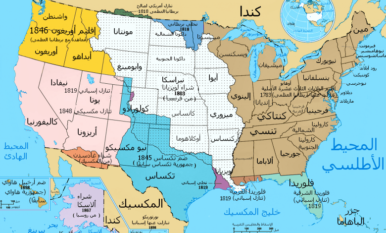 خريطة الولايات المتحدة1695411244