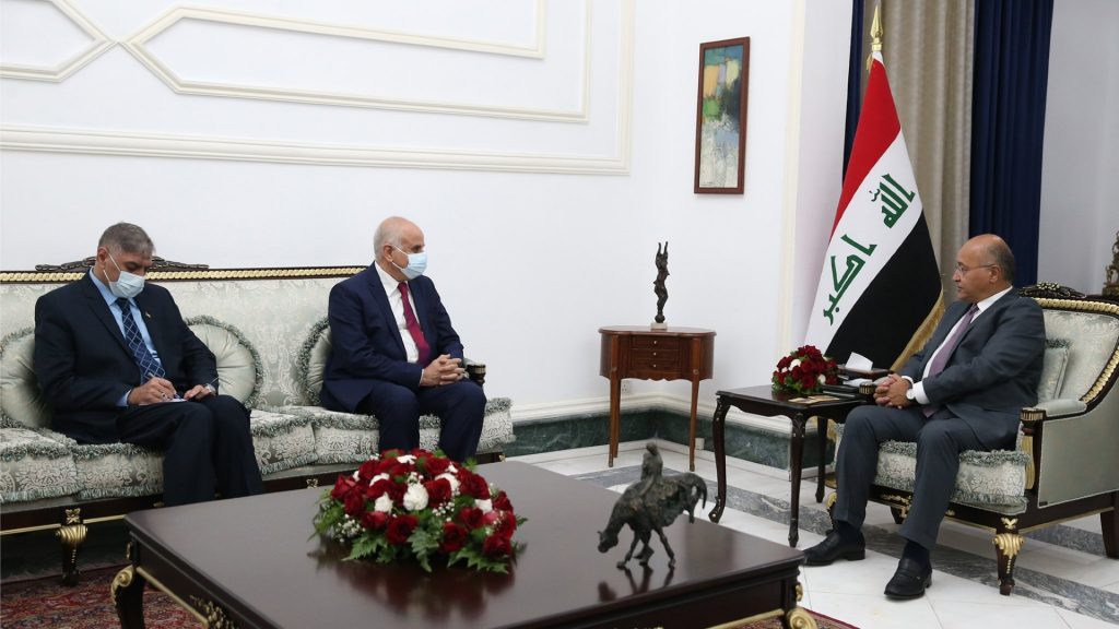 الرئيس العراقي من إيطاليا يؤكد على موقف بلاده الثابت في دعم القضية الفلسطينية 1 السفير الفلسطيني1697540704