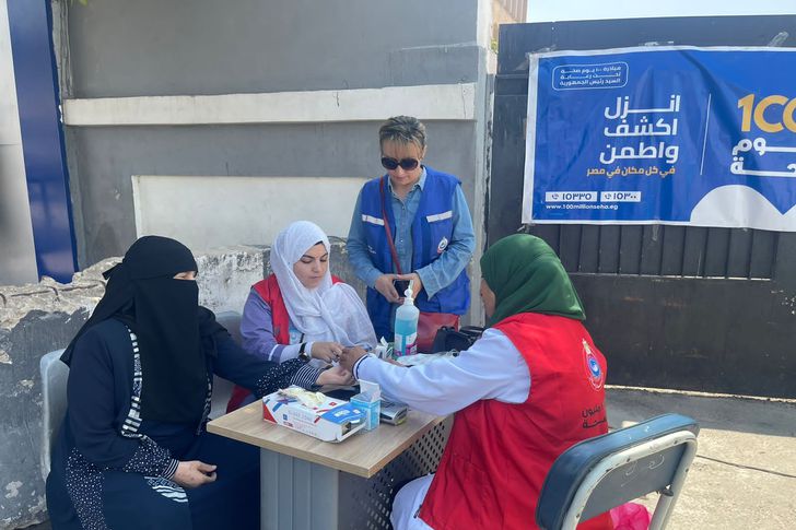 وزير الصحة:حملة«100 يوم صحة» قدمت أكثر من 43 مليون خدمة مجانية للمواطنين 1 جانب من الكشف 100 يوم صحة بالإسماعيلية 1688832221 01698409264