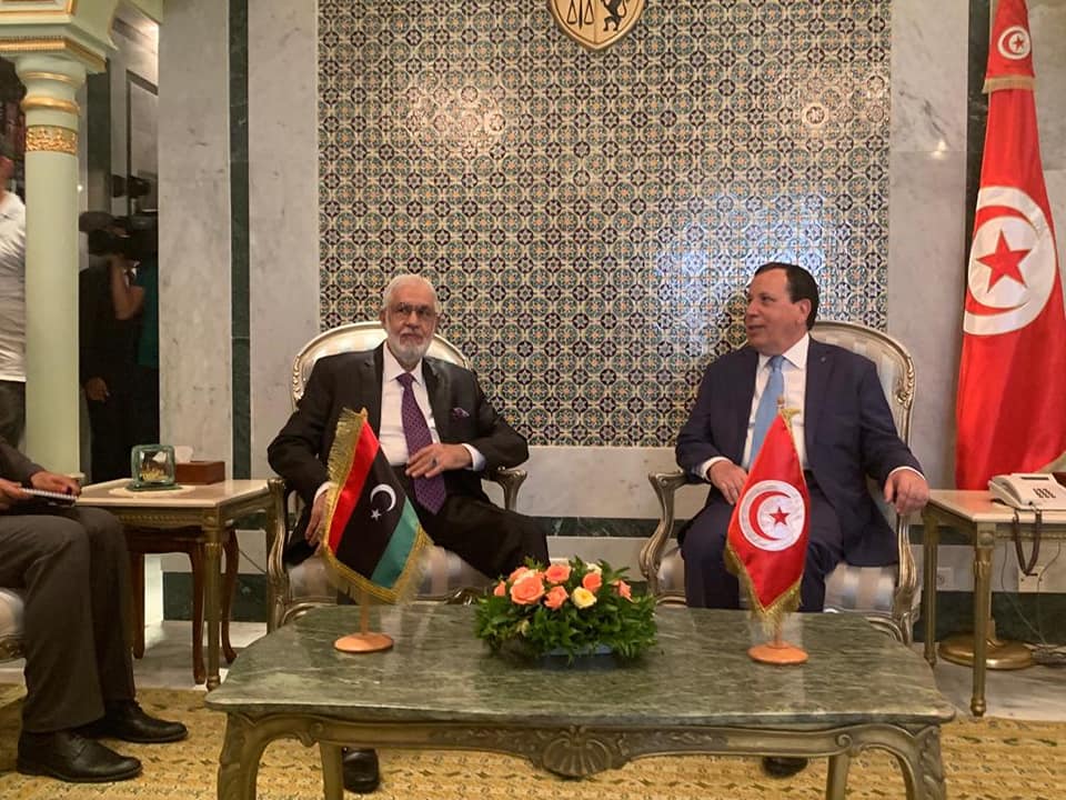 وزير الخارجية التونسي يبحث مع المبعوث الفرنسي أخر تطورات الوضع في ليبيا 1 سيالة الجهيناوي 01698430802