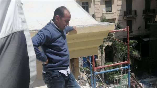 مدير عام آثار الإسكندرية يتفقد "مسرح سيد درويش" بعد انتهاء المرحلة الأولى لصيانته وترميمه 1 1731698241444