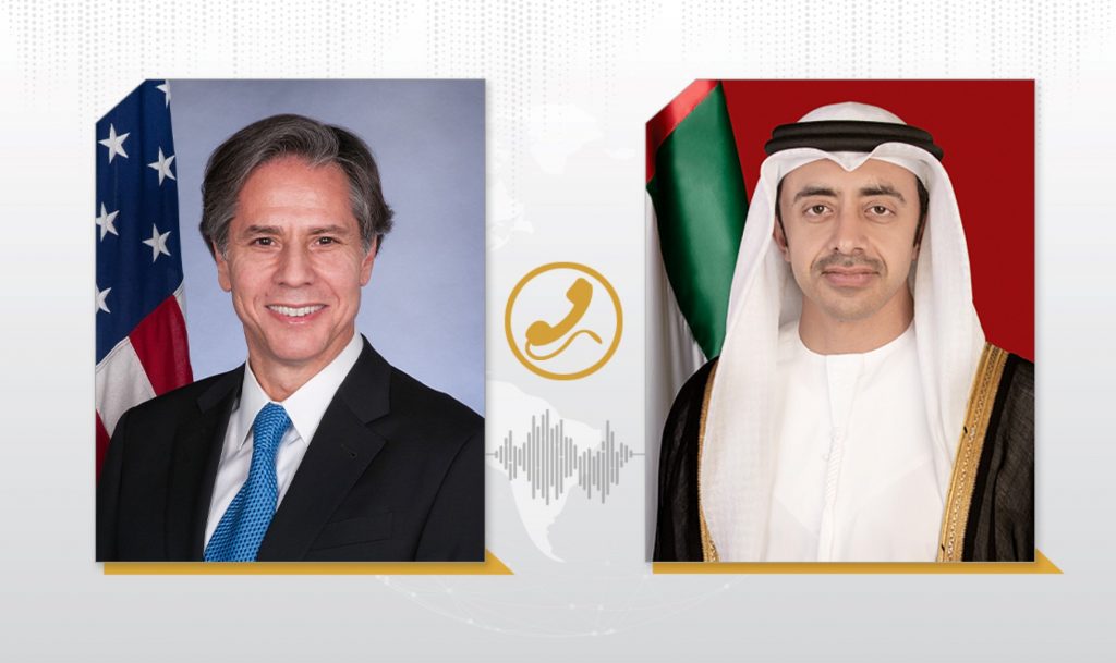 وزير خارجية الإمارات ومسئولة أمريكية يبحثان تطورات الأوضاع في المنطقة 1 20250364911995979161698398583