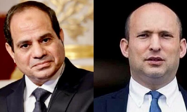 Egypts Sisi holds phone talks with the new Israeli Prime Minister
